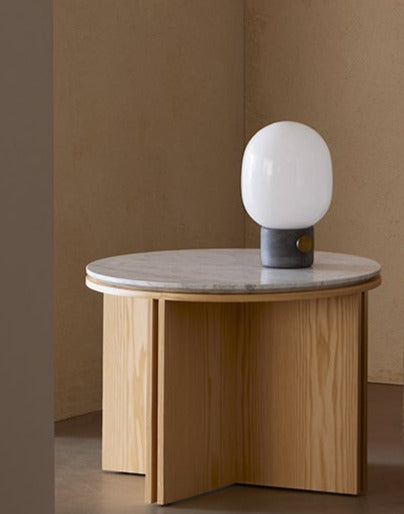 Slot  Round Side Tables with Marble