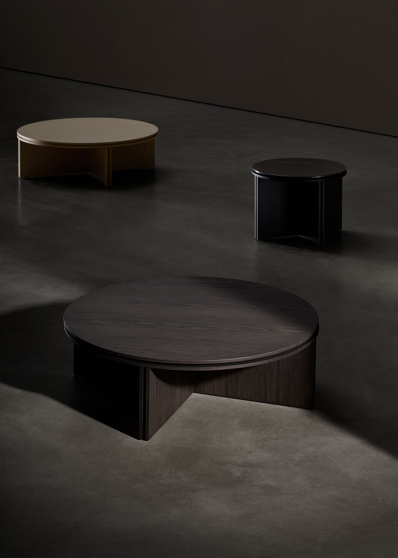 Slot Round Coffee Tables Ø100