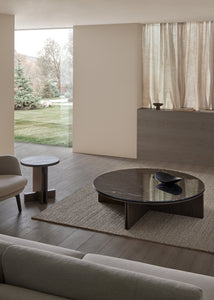Slot  Round Side Tables with Marble - SLOTR 00