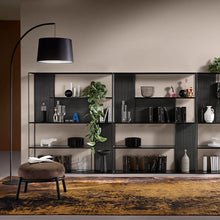 Load image into Gallery viewer, Sarabi Glass and Steel Bookcase
