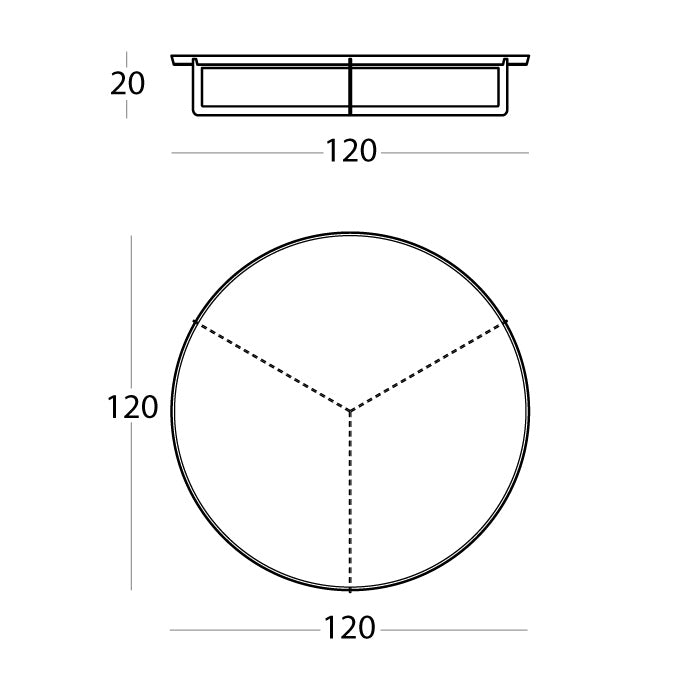 Round 3, 4 and 5 coffee table