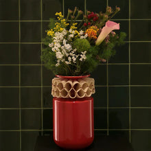 Load image into Gallery viewer, A Gola de Rufos -  Large Red Vase
