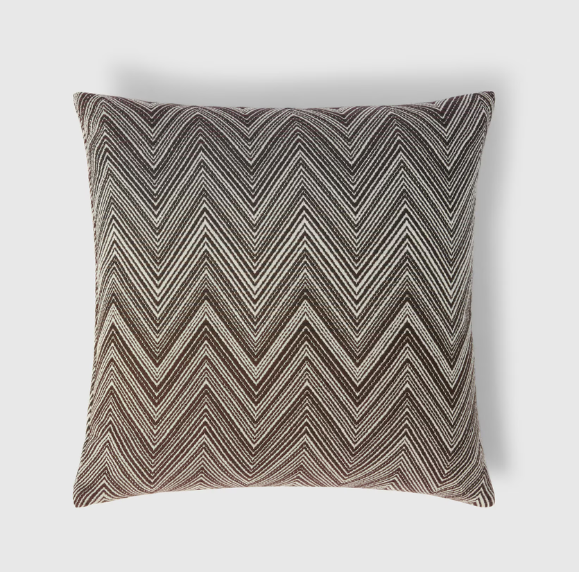 Timmy Cushion - Brown & White (40 x 40 cm)