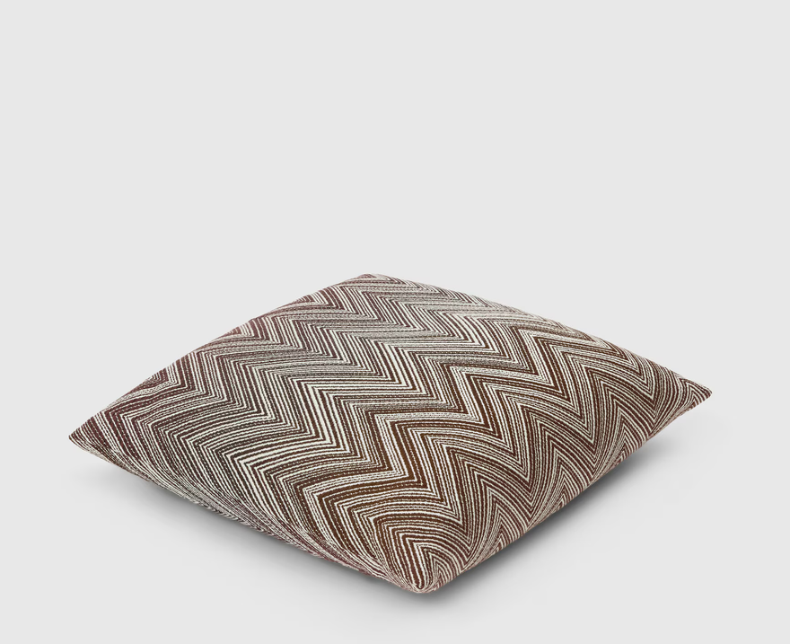Timmy Cushion - Brown & White (40 x 40 cm)