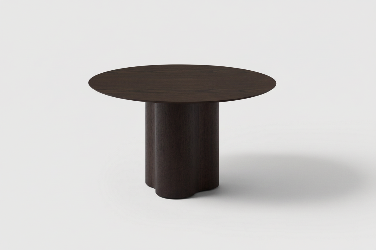 Stella  Dining Table ø 160 - Ash and Oak (base)