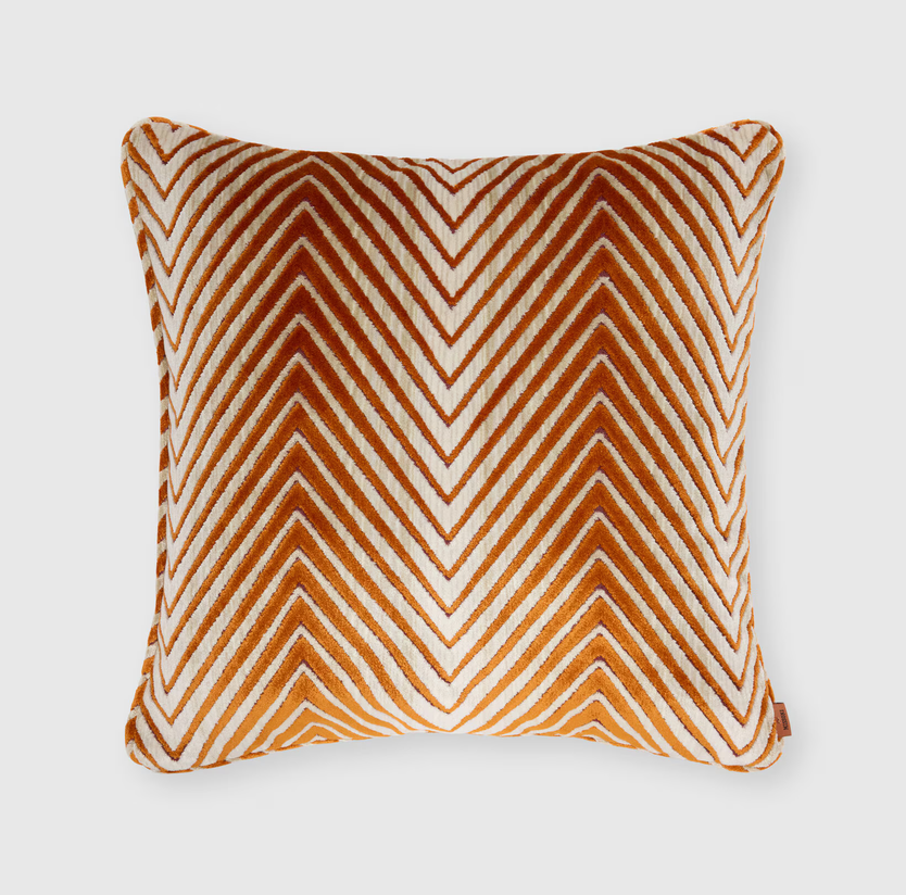 Ziggy Cushion - Orange & Multicoloured (40 x 40 cm)