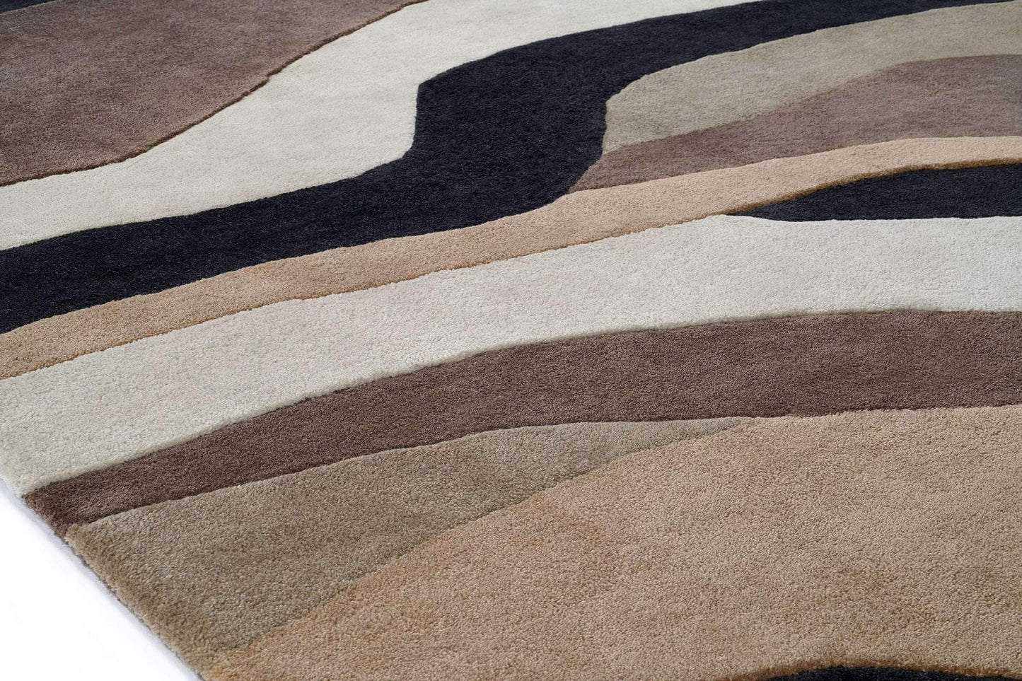 Fuji rug chocolat