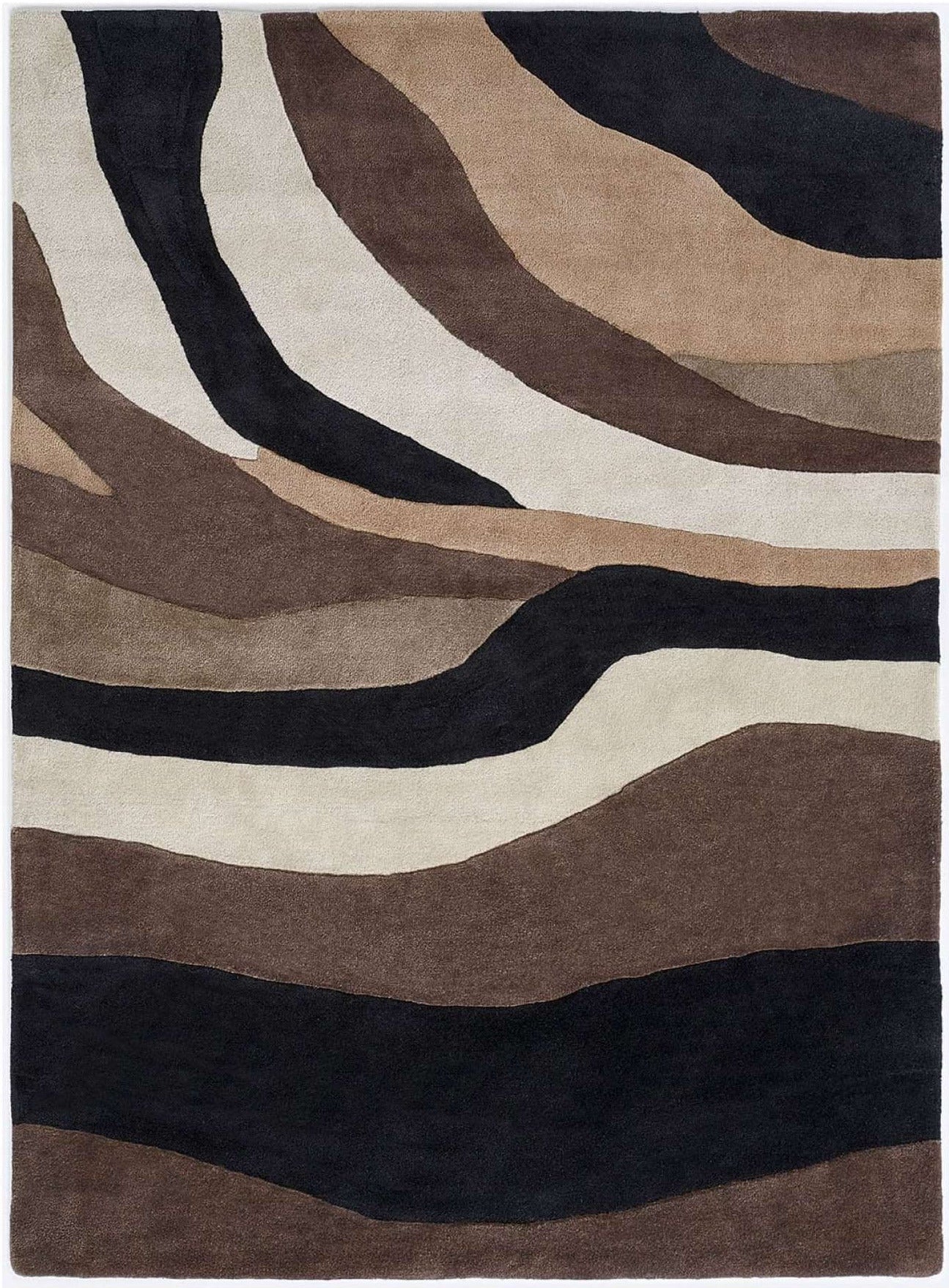 Fuji rug chocolat