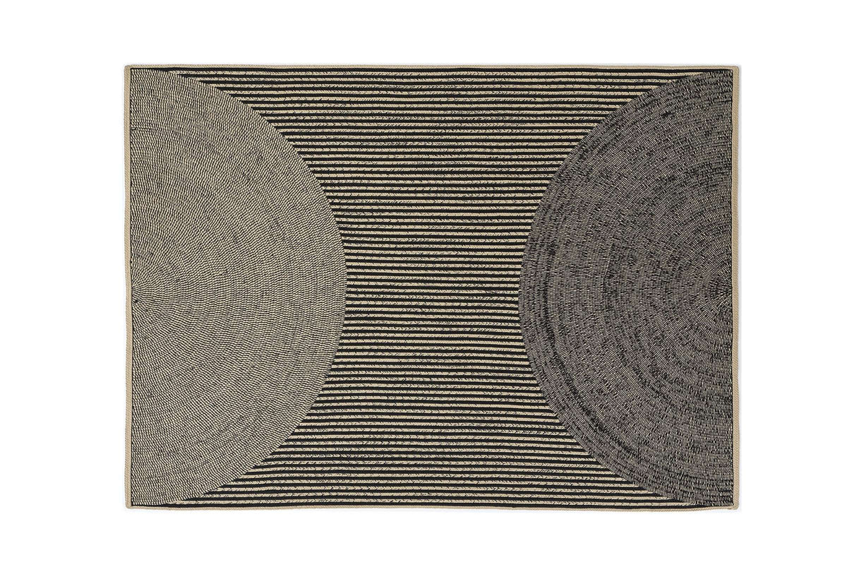 Holiday rug - black