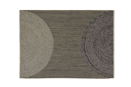 Holiday rug - black