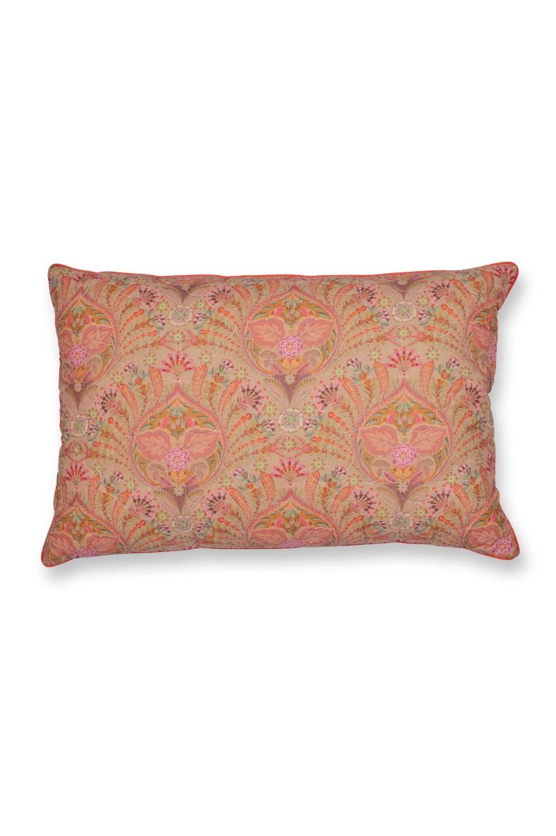Alba quilted cushion khaki