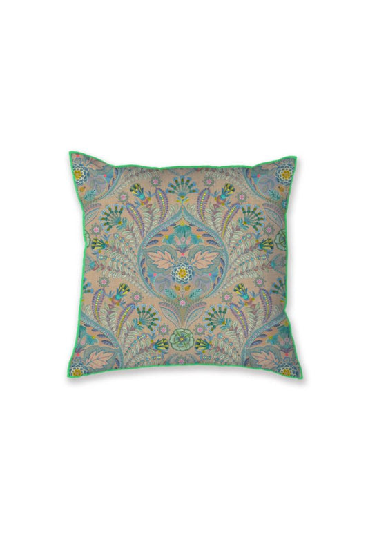 Alba square cushion blue