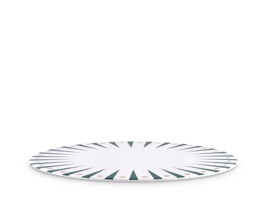 Delight  Panettone Serving Plate (Green)