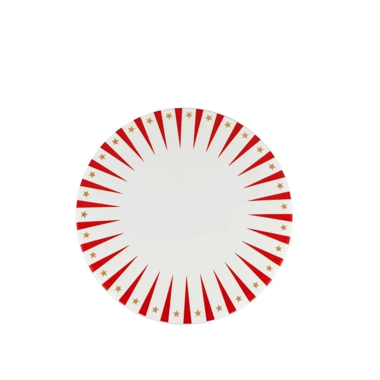 Delight  Panettone Serving Plate (Red)