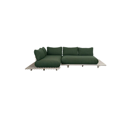 Sticks platform, corner sofa - Aluminium