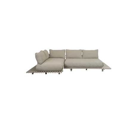 Sticks platform, corner sofa - Aluminium
