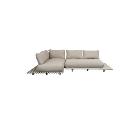 Sticks platform, corner sofa - Aluminium