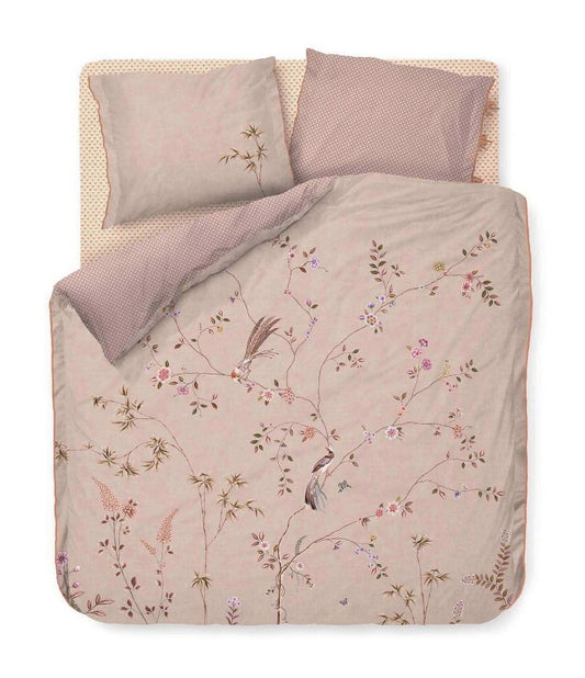 Bamboo Blossom Khaki Duvet Cover