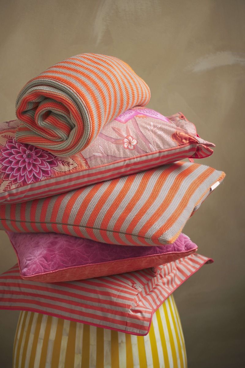 Bonsoir throw orange