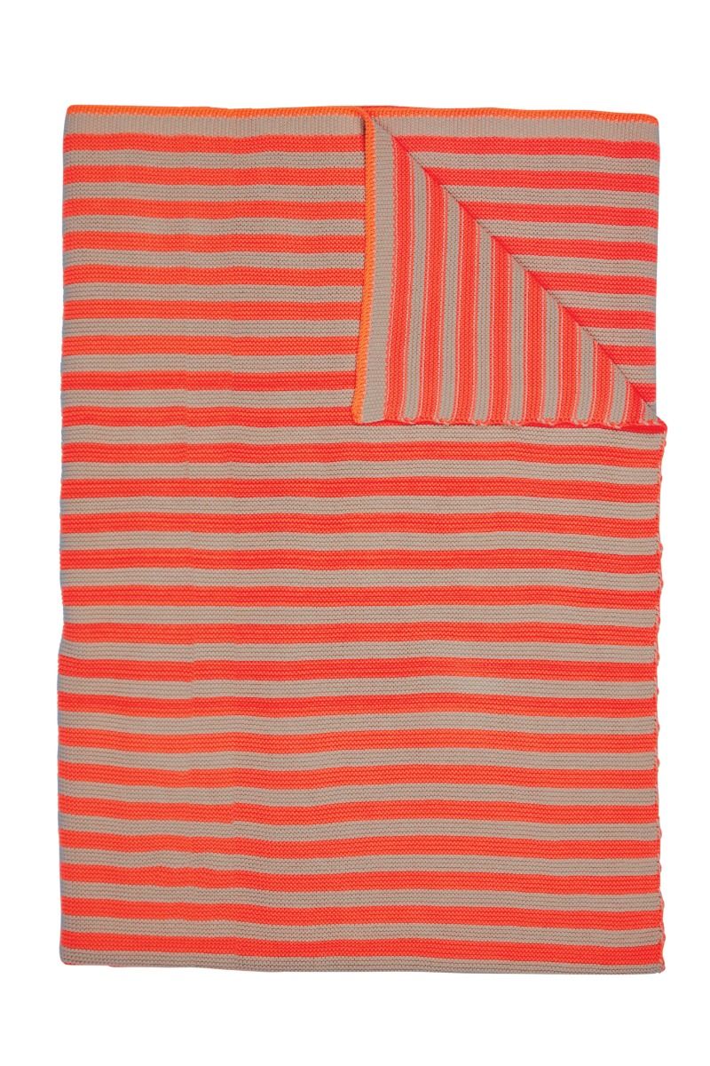 Bonsoir throw orange