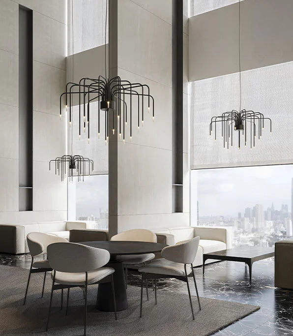 Boom suspension lamp