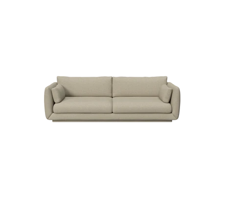 Bloom 3-seater sofa w/plinth