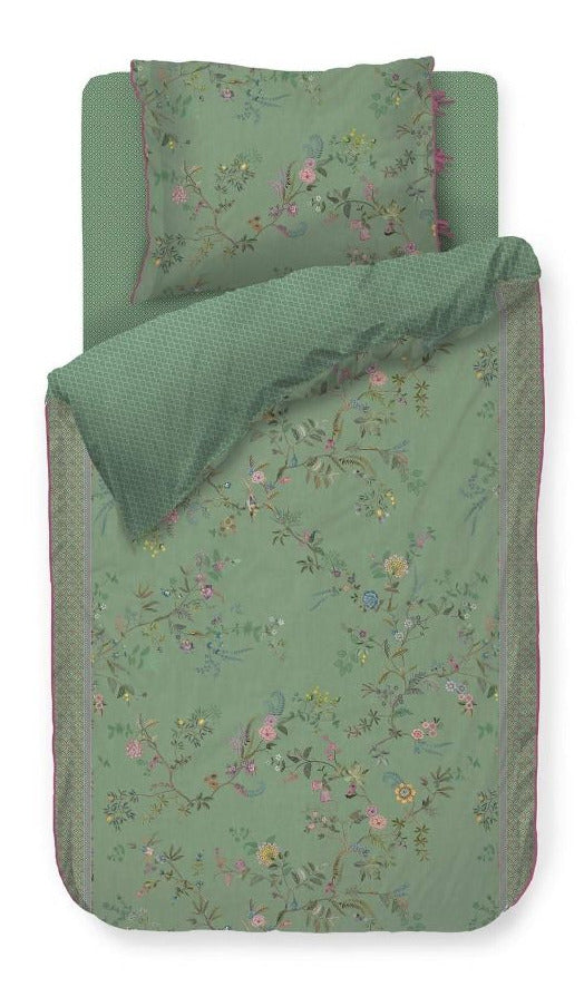 Bustani Green Duvet Cover