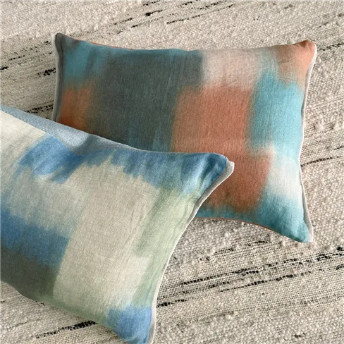 Carrés Ombrés Moss Cushion