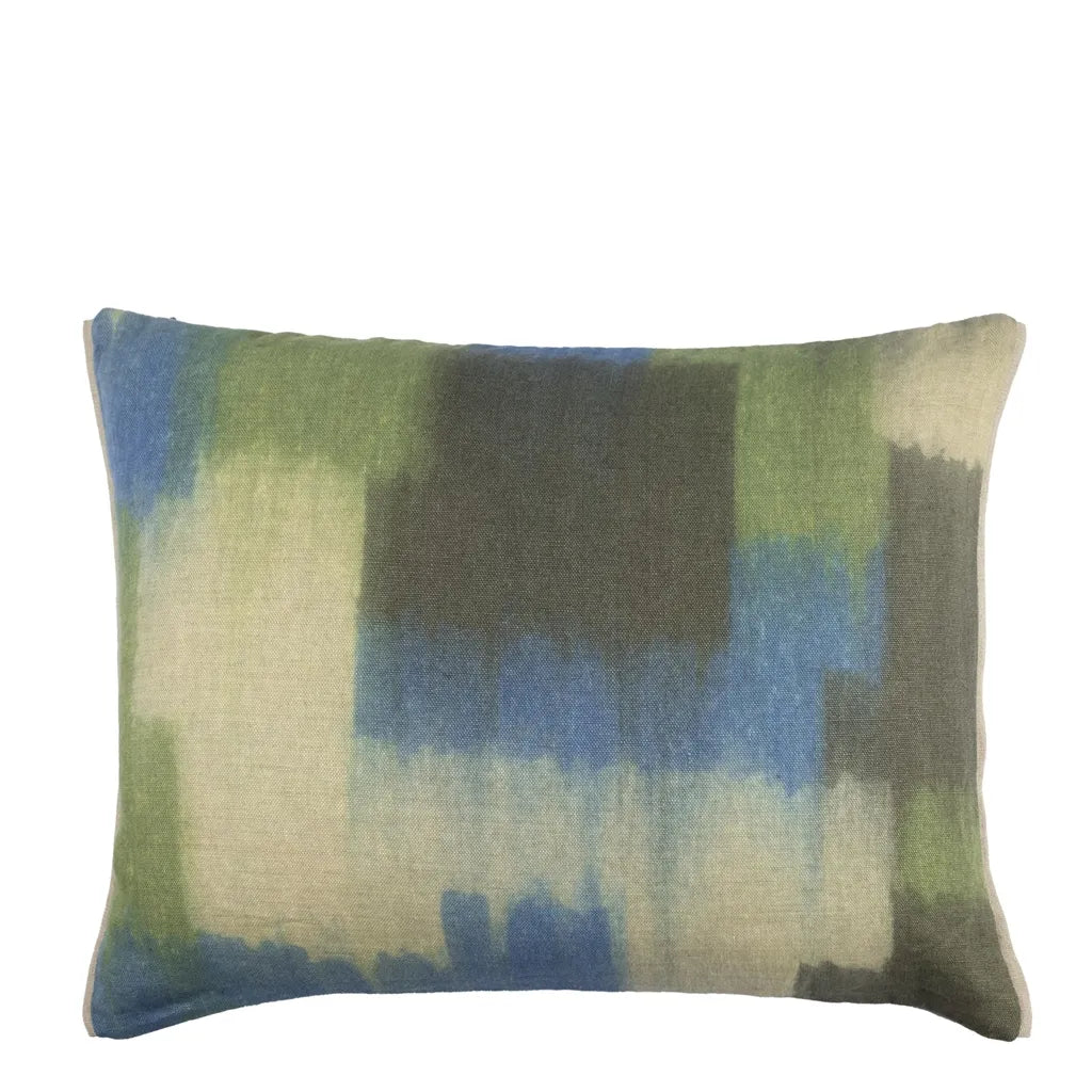Carrés Ombrés Moss Cushion