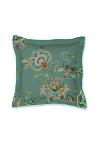 Cece Fiore square cushion green