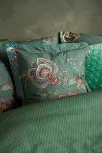 Cece Fiore square cushion green