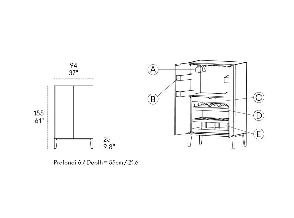 Dam Bar Cabinet