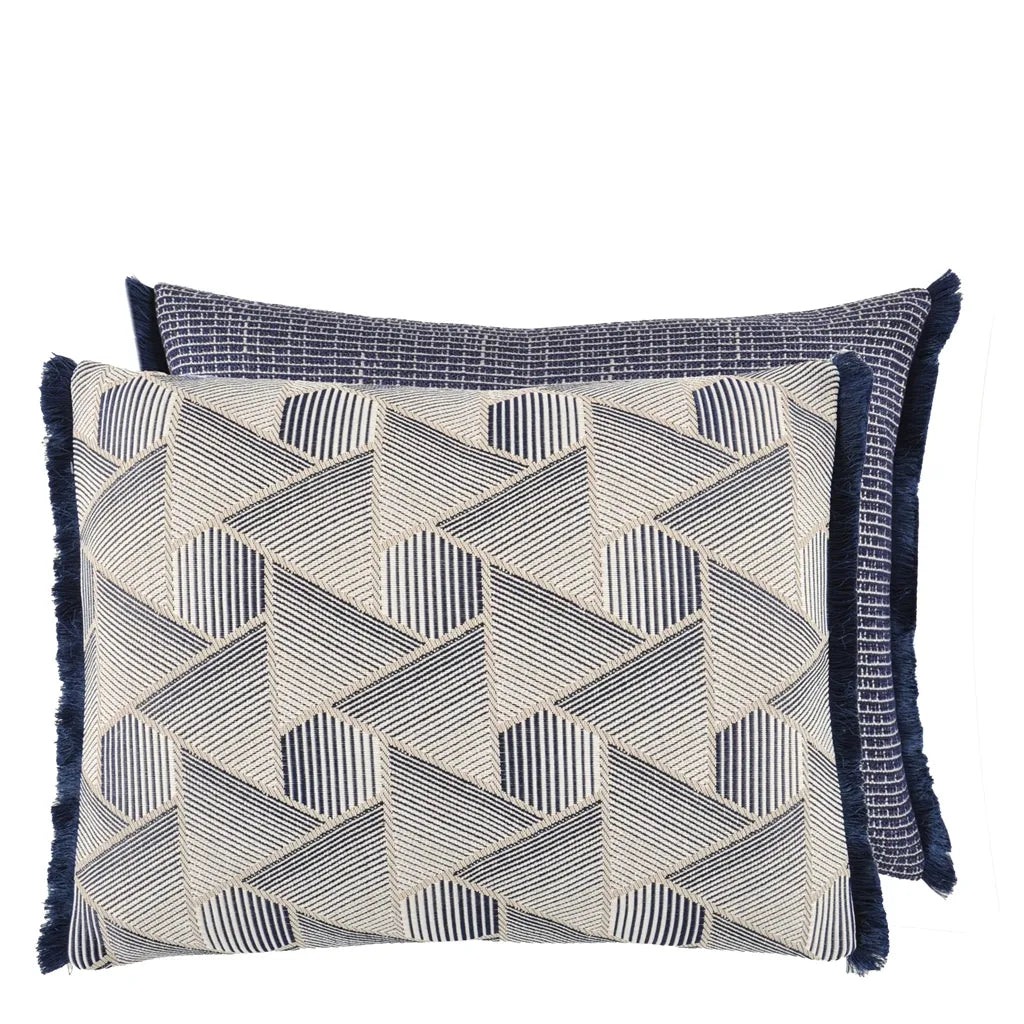Delray Indigo Cushion