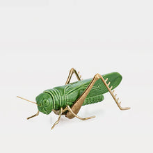 Load image into Gallery viewer, Grasshopper - Green with Brass Legs
