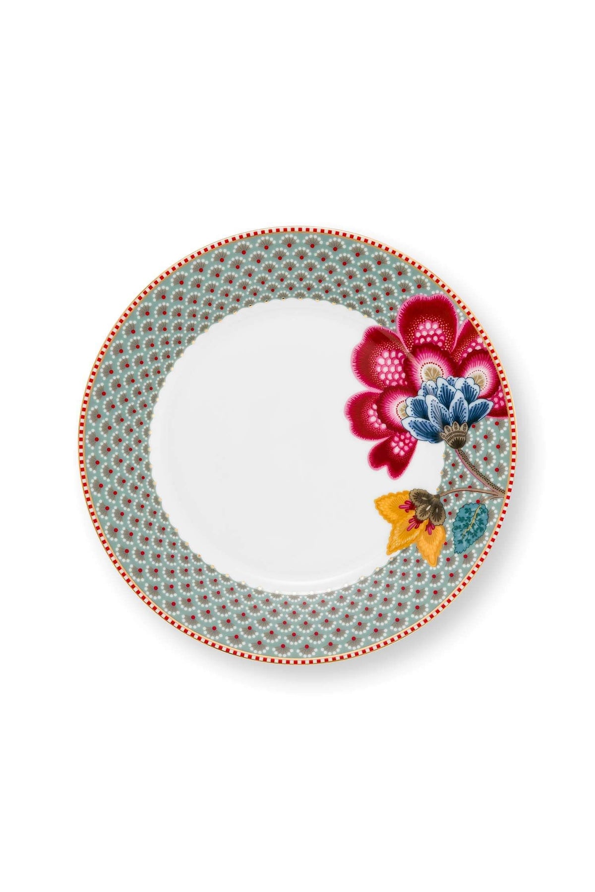 Breakfast Set Blooming Tales Fantasy Blue  (Set 3 Pieces)