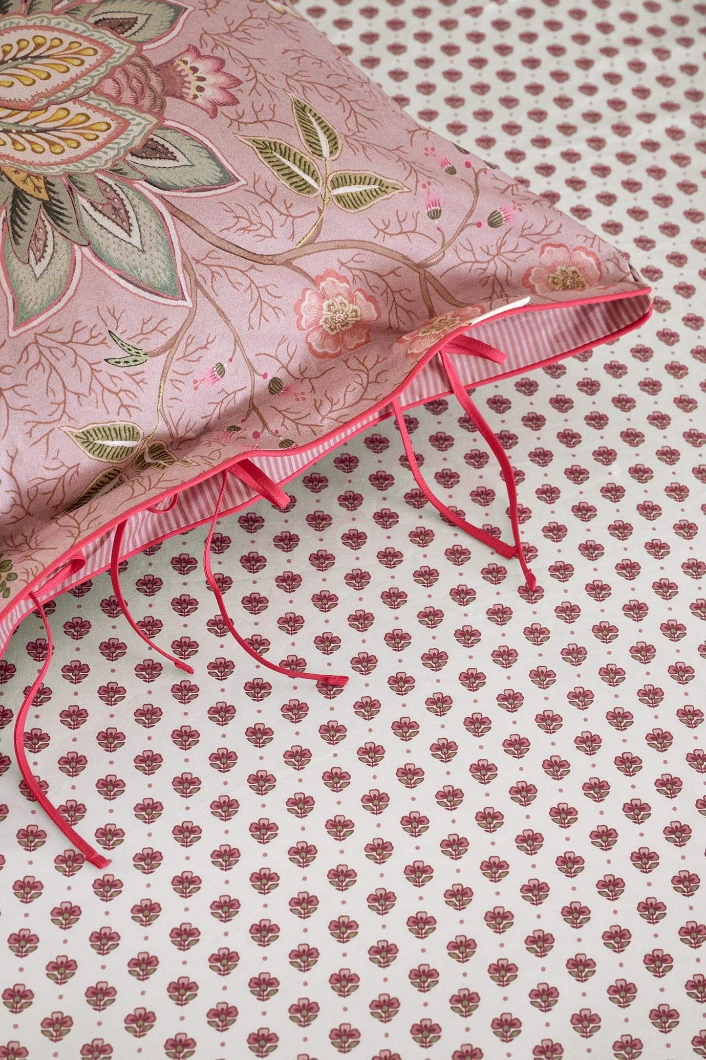 Jaipur Flower - fitted sheets Light Pink