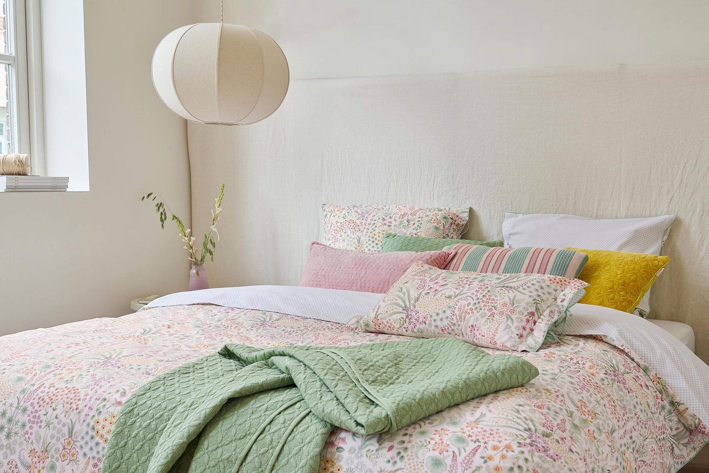 Lodi Garden Duvet Cover Percale Off-white