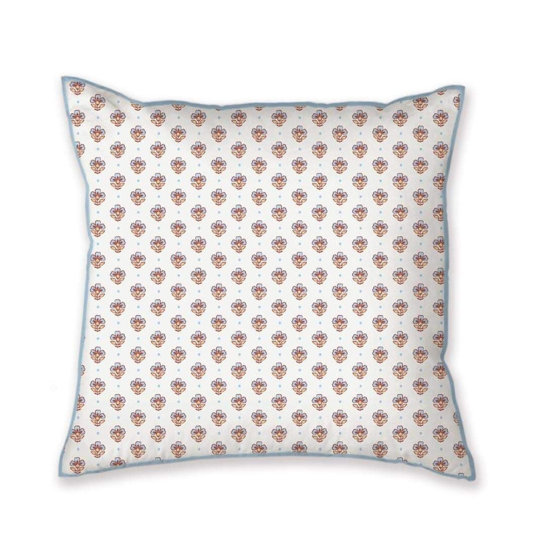 Cushion Jaipur Flower Light Blue