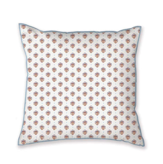Cushion Jaipur Flower Light Blue