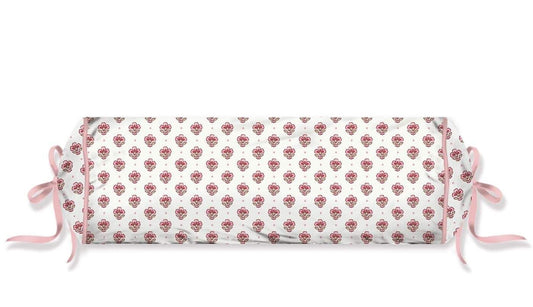 Roll Cushion Jaipur Flower Light Pink