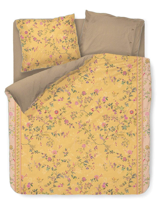 Bodhi Flower Yellow Duvet Cover