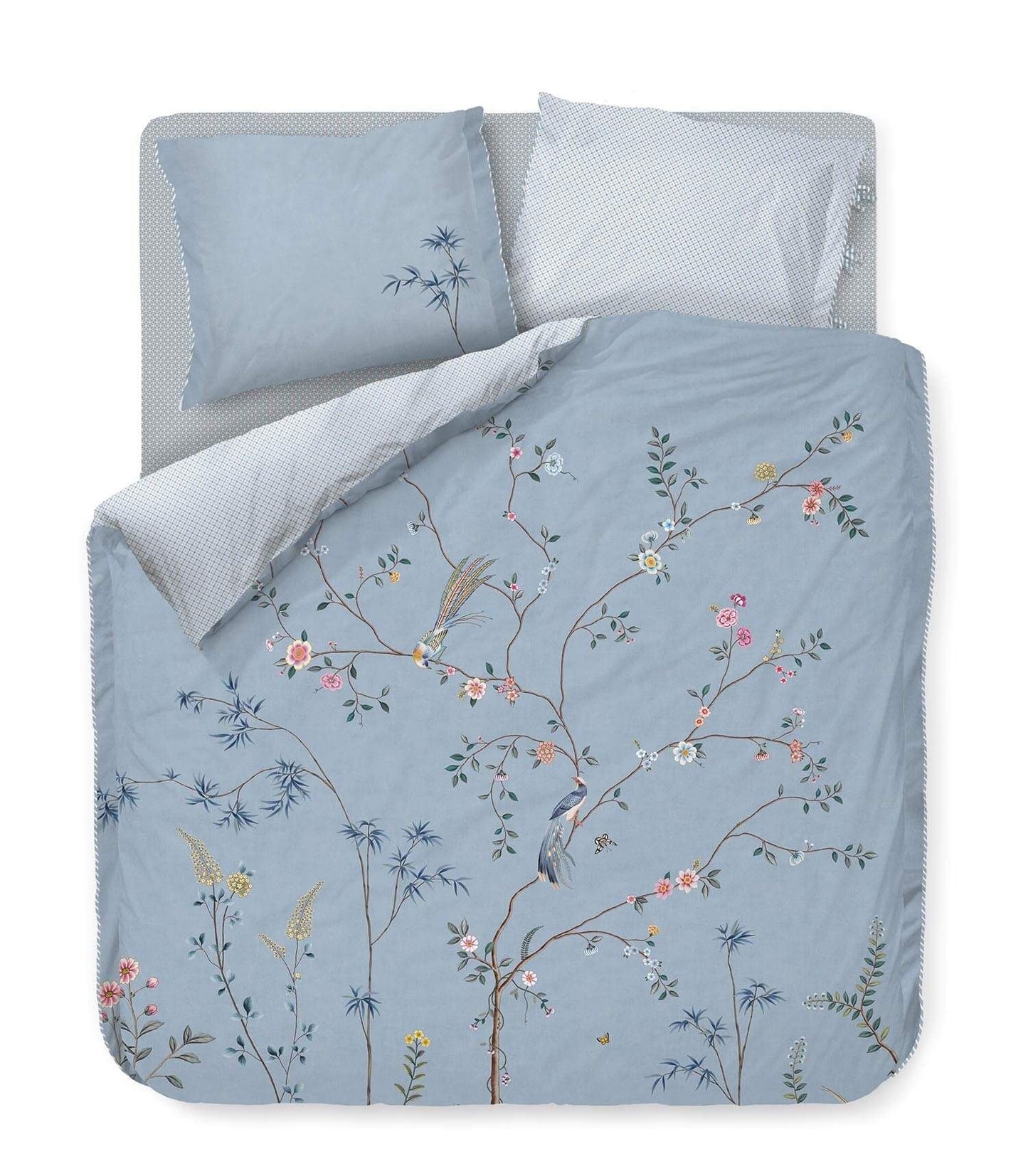 Bamboo Blossom Light Blue Duvet Cover