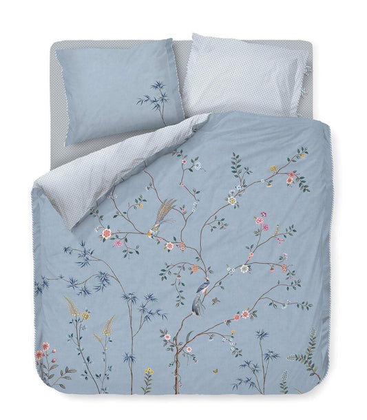 Bamboo Blossom Light Blue Duvet Cover