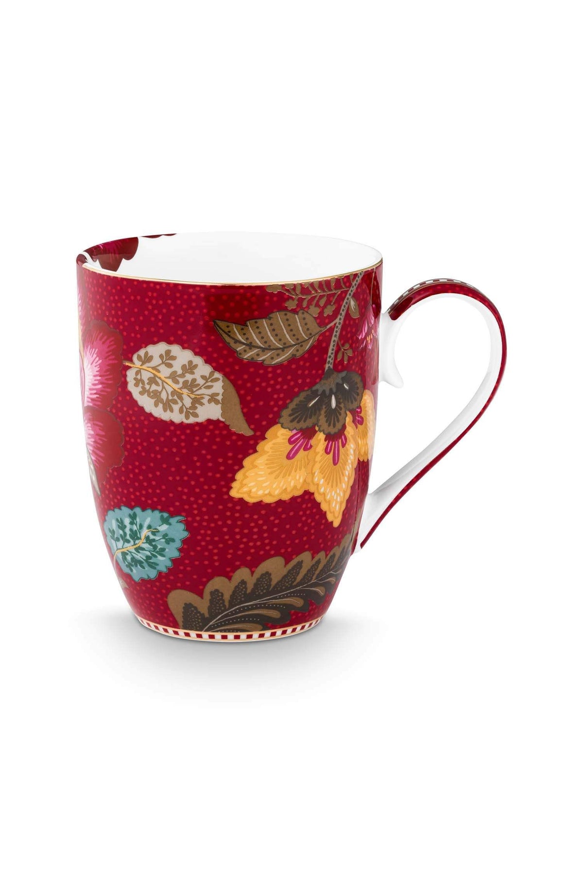 Breakfast Set Blooming Tales Fantasy Dark Red (Set 3 Pieces)