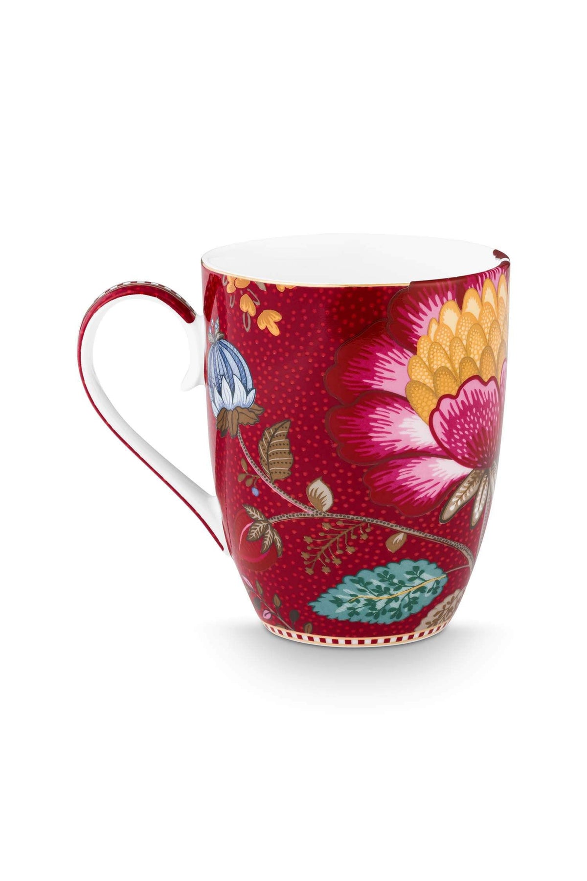 Breakfast Set Blooming Tales Fantasy Dark Red (Set 3 Pieces)