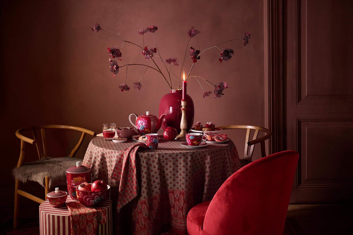 Mugs Blooming Tales Fantasy Dark Red 200ml (Set 2 Pieces)
