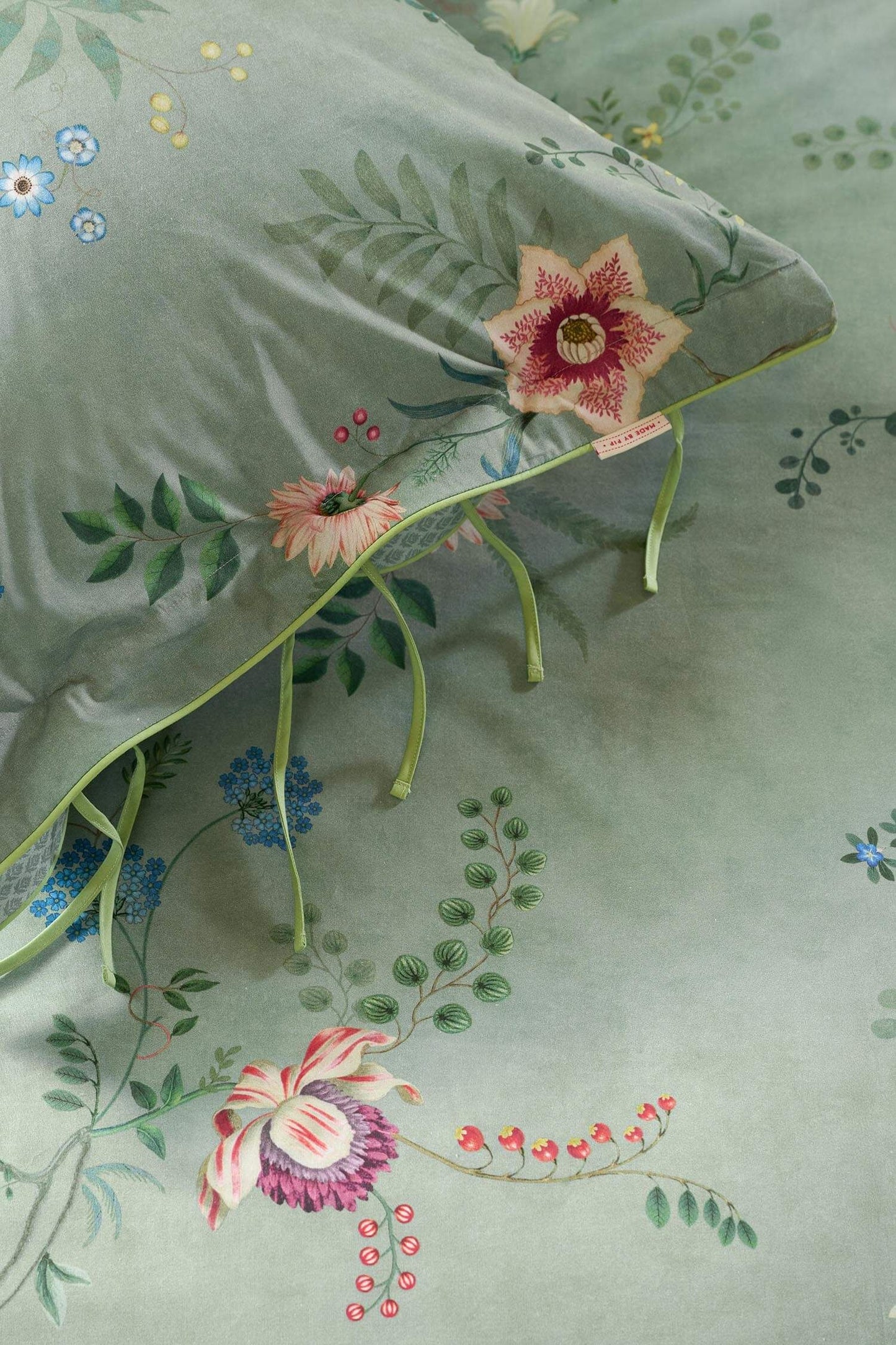 Everbloom Green Duvet Cover