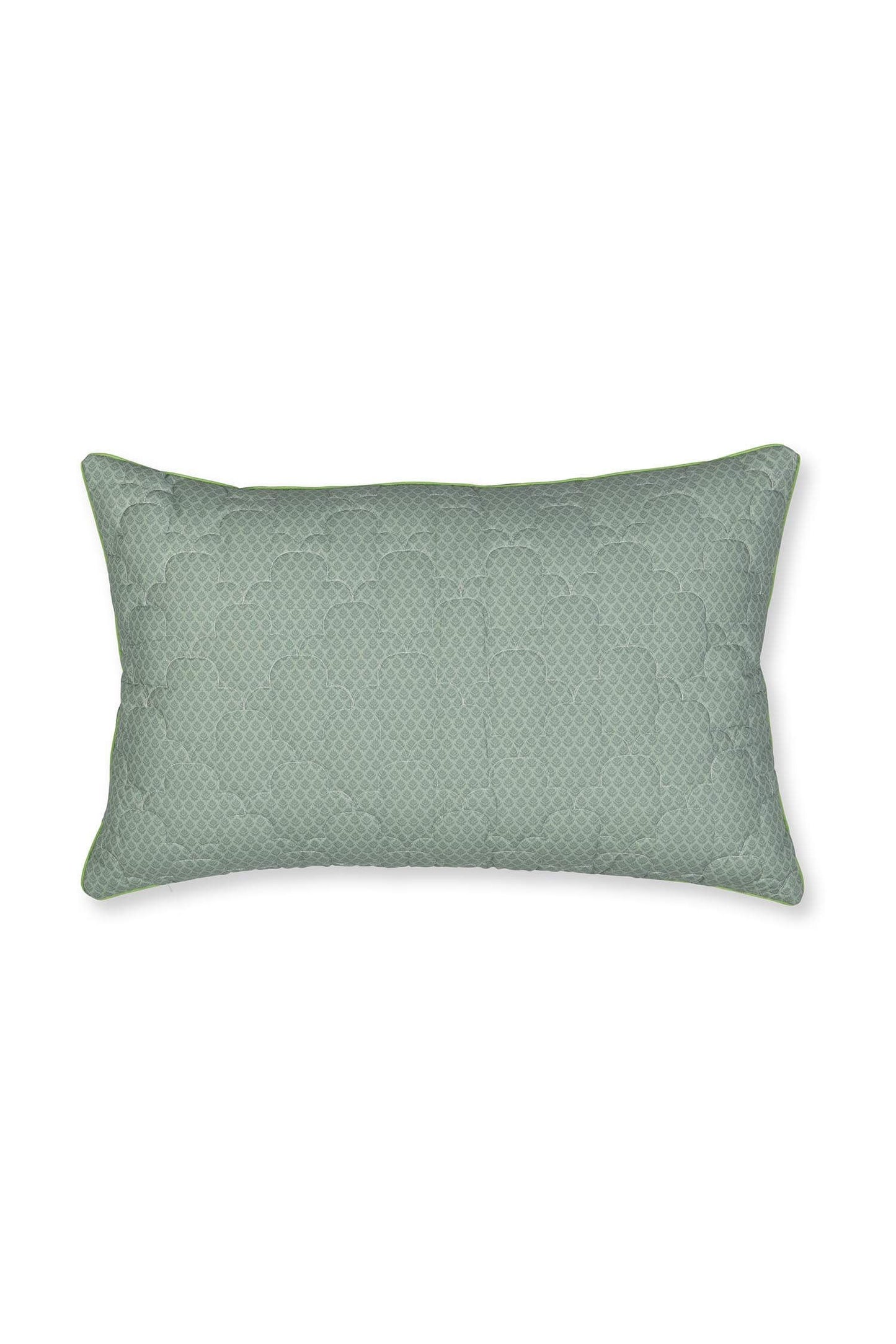 Everbloom Quilted Cushion - green