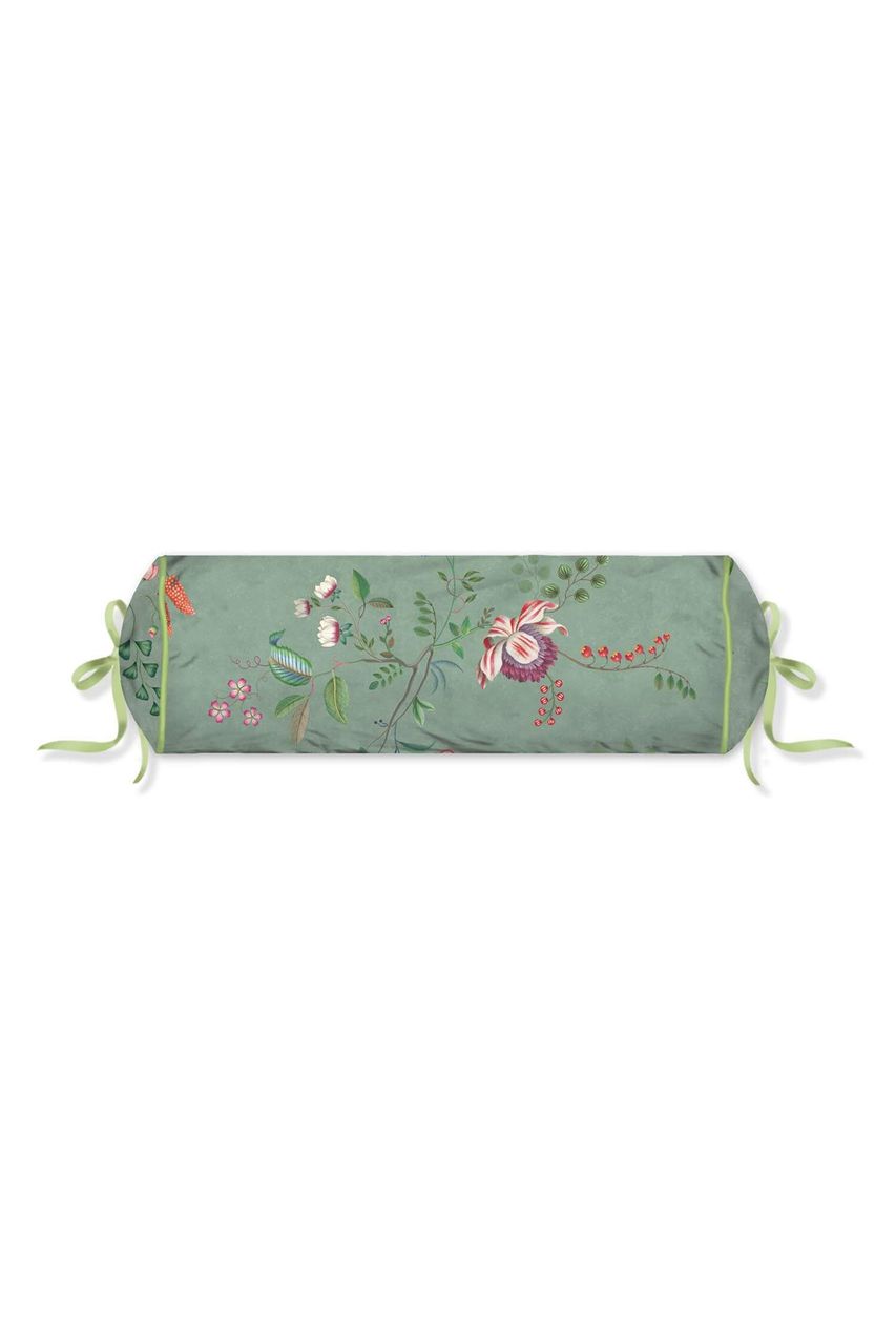 Roll Cushion Everbloom Green