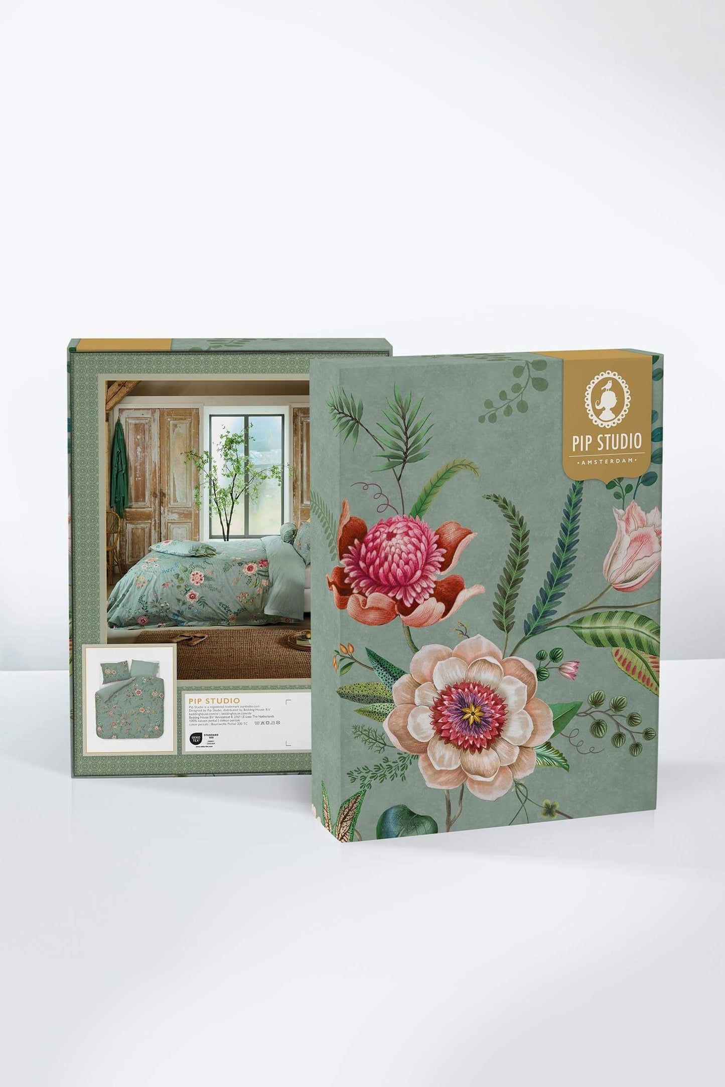 Everbloom Green Duvet Cover